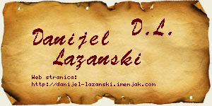 Danijel Lazanski vizit kartica